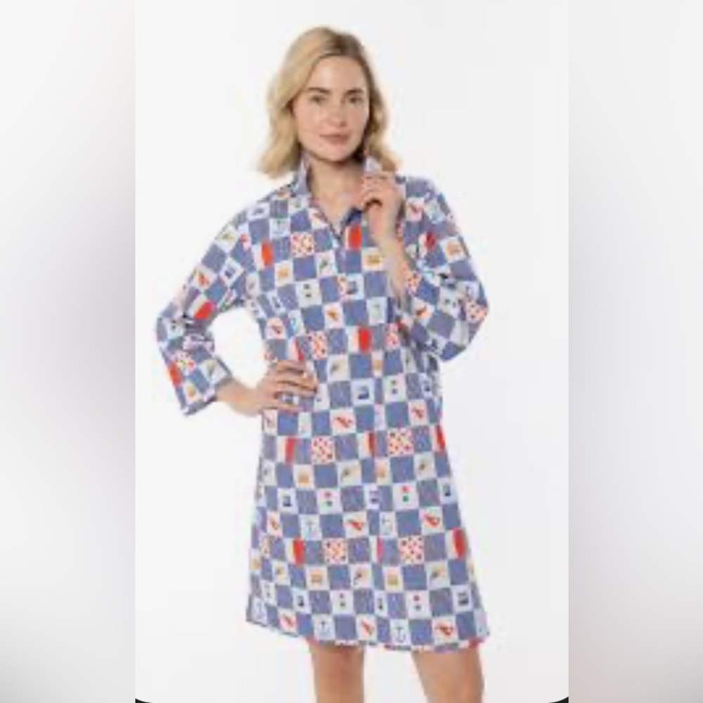 Holly Shae, Arden Dress, Anchors & Apertifs
Americana Blue© NWT, XS/S